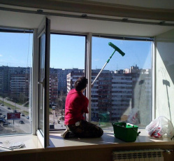 Мытье окон в однокомнатной квартире Белоярский